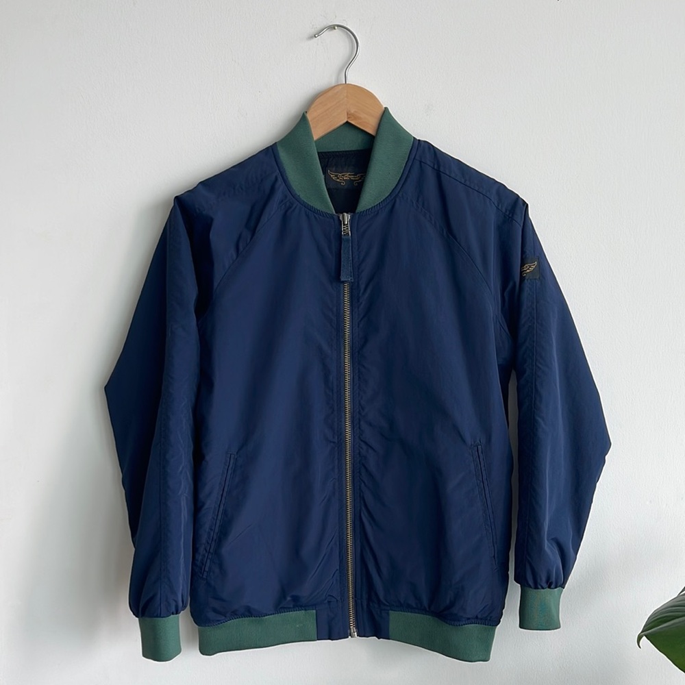Finger in the Nose, Unisex Varsity Jacket, Navy, Size 14/15